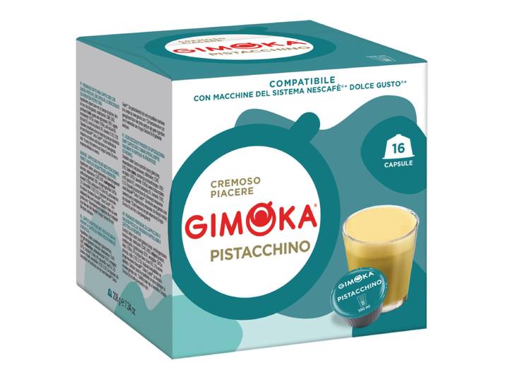 GIMOKA Dolce Gusto Compatible Capsules Pistachio 16 capsules 208 g