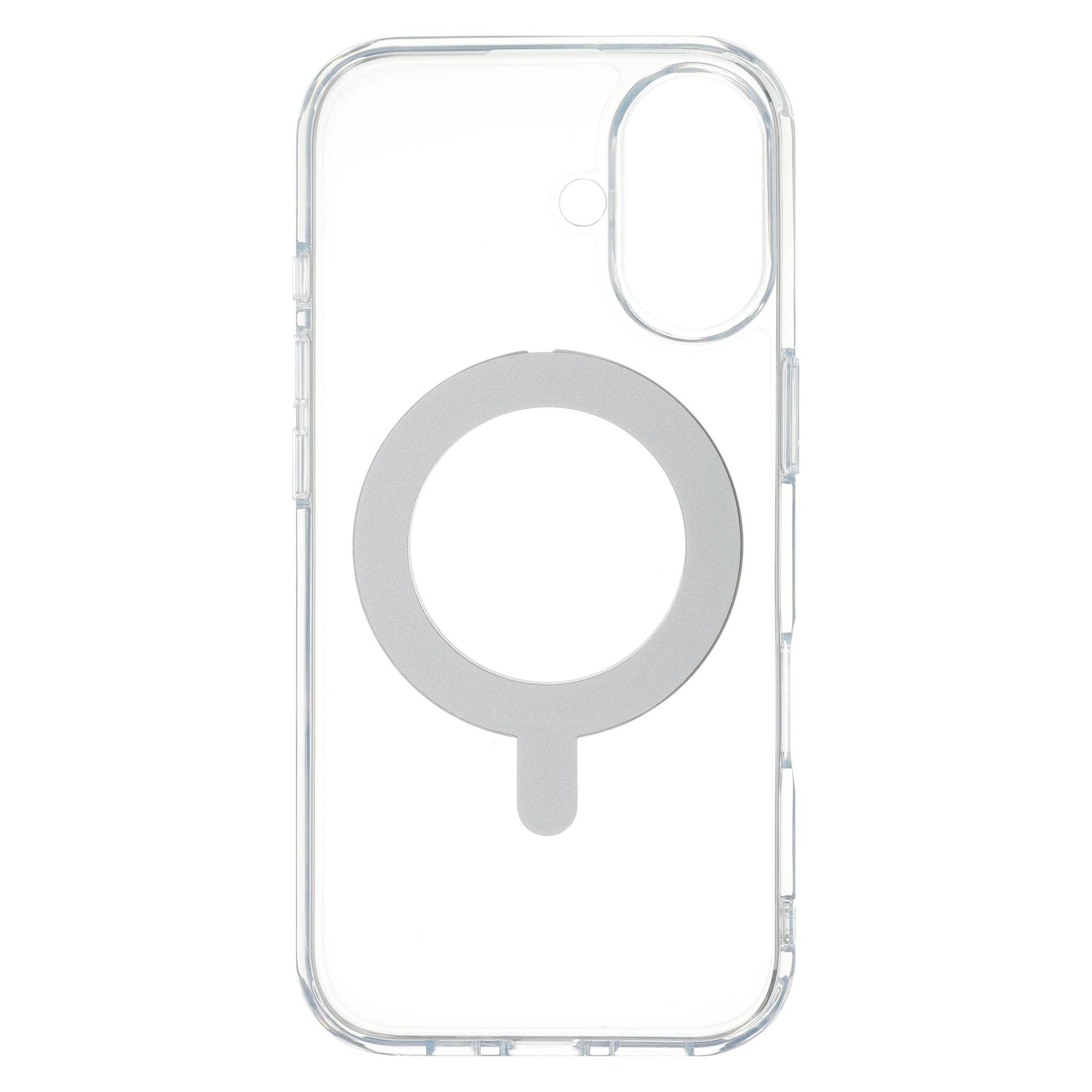 FoneKit Premium Kickstand MagSafe Compatible Case with Stand, iPhone 16, Clear (Apple iPhone 16) (6438148063764)