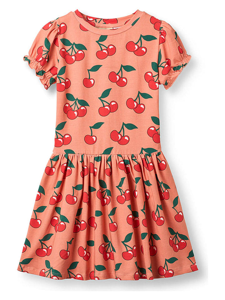 Småfolk Kleid "Rubinette" in Orange - 122/128