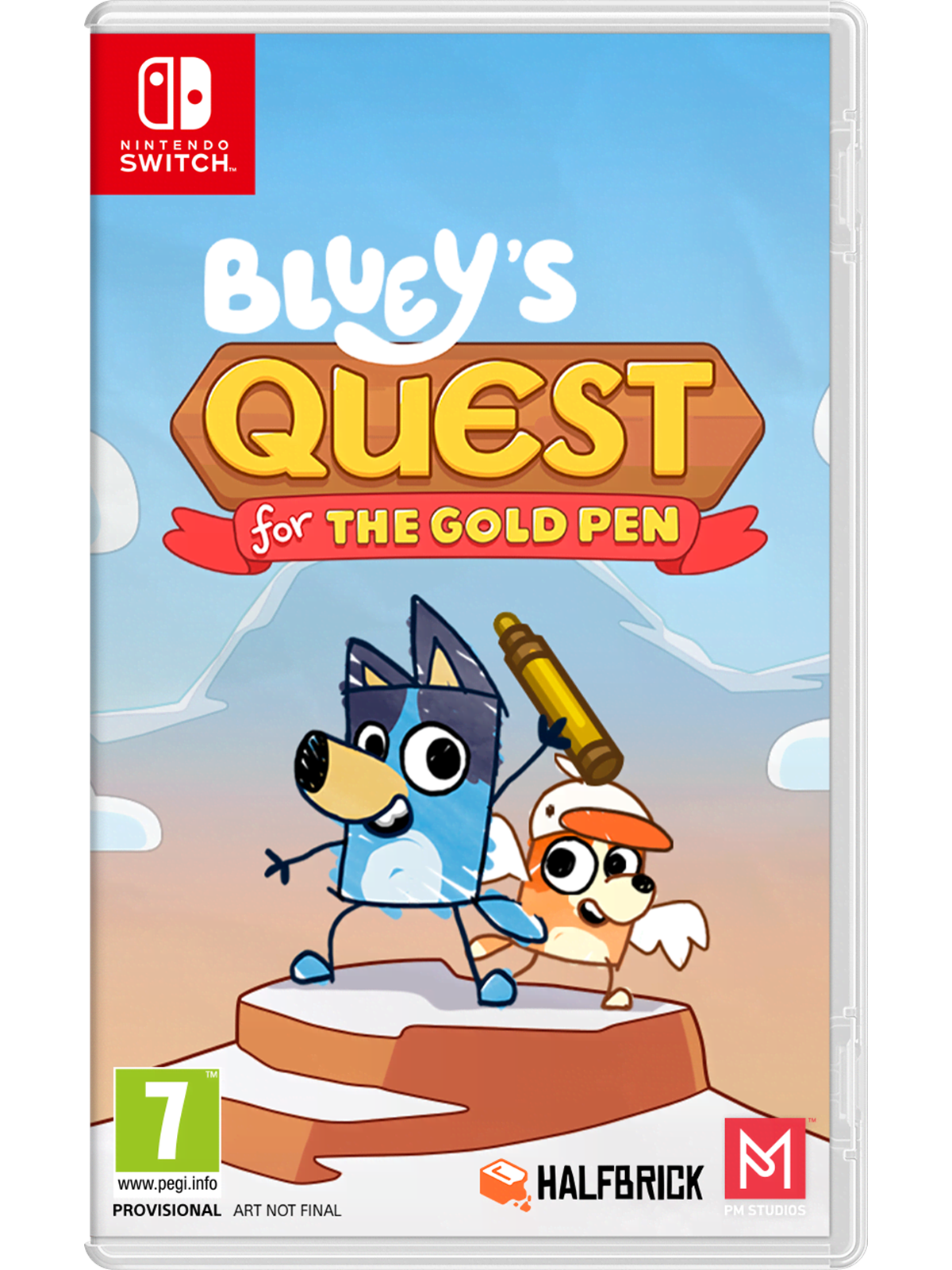 Bluey's Quest for the Gold Pen - Nintendo Switch - Abenteuer - PEGI 7