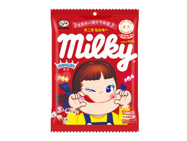MILKY Bonbons à Mâcher Tendres Saveur Lait, Sachet de 100 g
