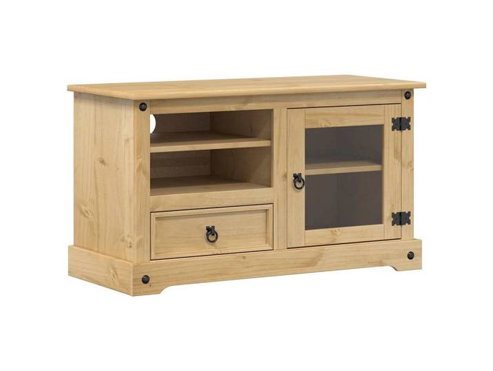 vidaXL TV-Schrank TV-Schrank Corona 100x45x58 cm Massivholz Kiefer TV-Schrank, Corona, 100x45x58 cm, Massivholz Kiefer