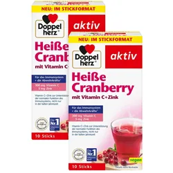 DH aktiv Heiße Cranberry Vit C + Zink 2X10 St