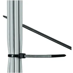 fixPOINT Kabelbinder »fixPOINT« 2,5 mm x 20 cm schwarz 100 Stück schwarz