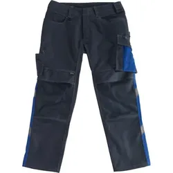 Berufshose Mannheim 12679-442, schwarzblau/kornblau, Größe C52, 82 - schwarz - C52