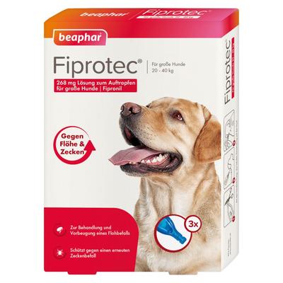 Fiprotec 268 mg Lösung z.Auftr.f.große Hunde 3x2,68 ml Tropfen