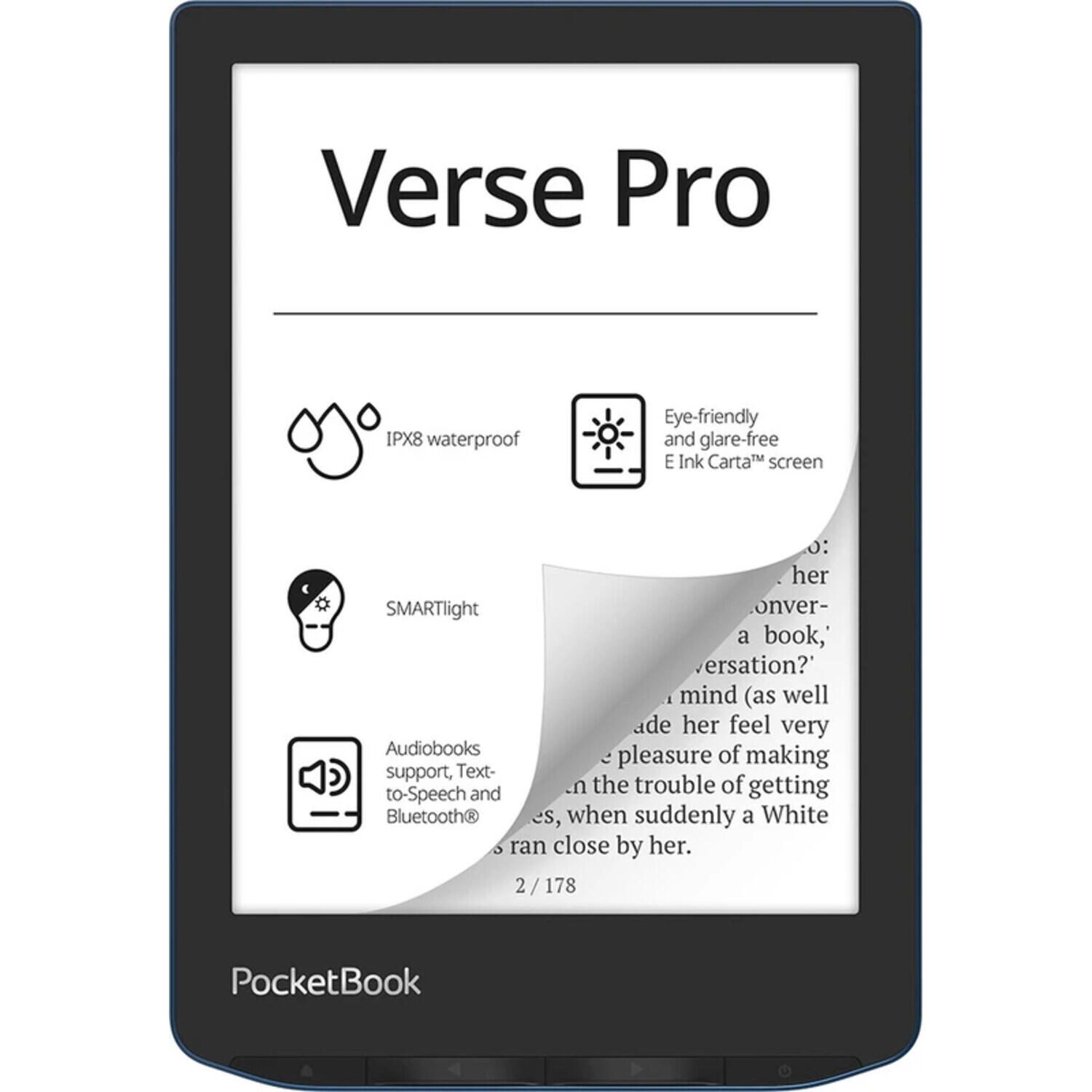 PocketBook Verse Pro eBook-Reader - Azure PB634-A-WW-B