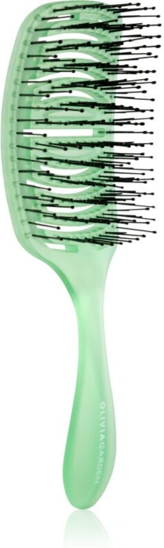 Olivia Garden iDetangle Pride brosse plate Green 1 pcs