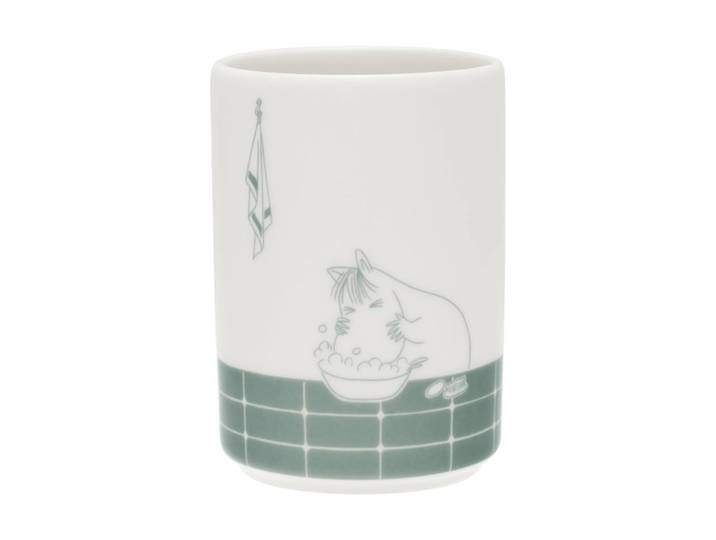 Moomin Arabia Porte-brosse à dents Moomin Badstund grön-vit
