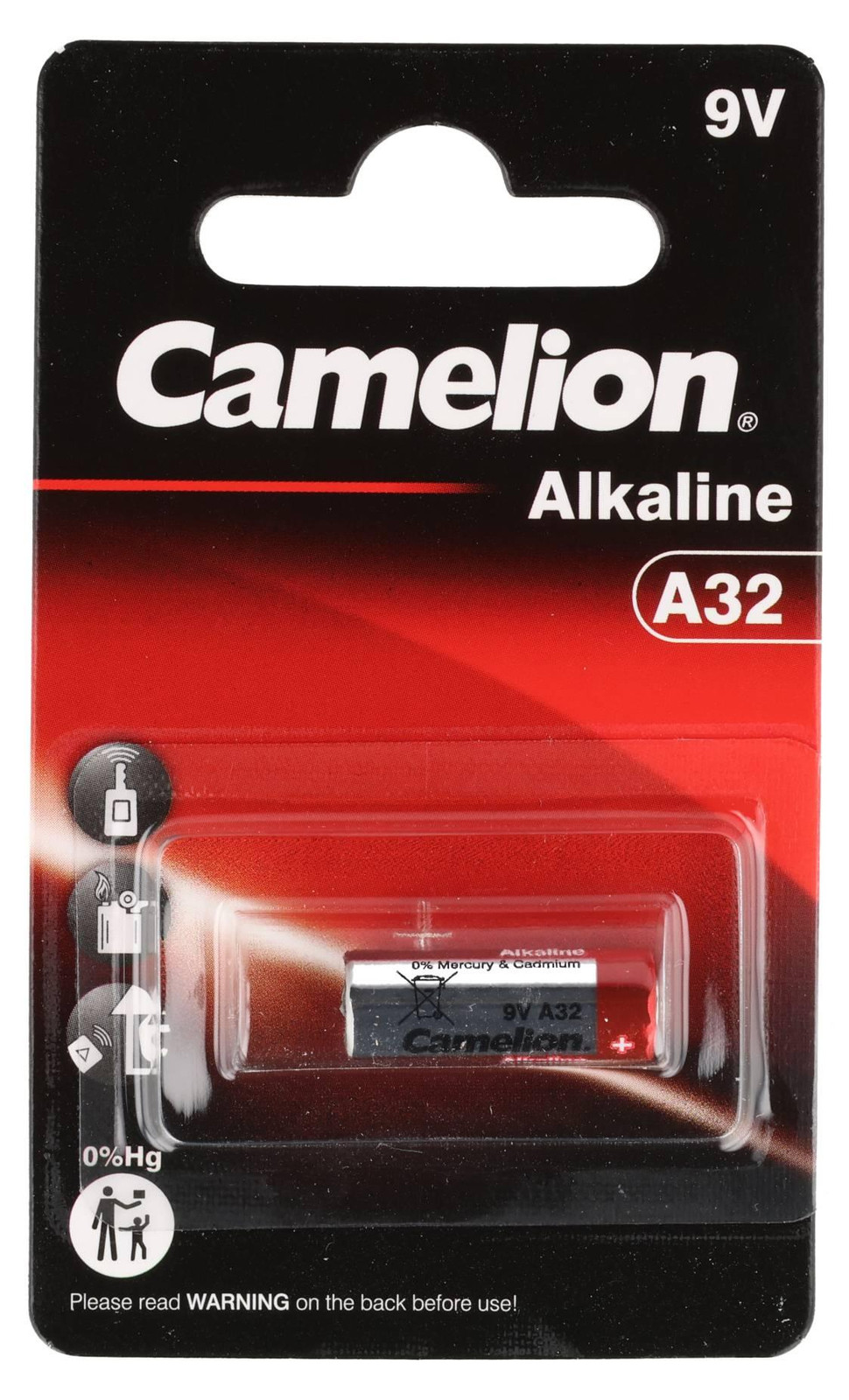 Camelion Oplaadbare batterij LR32A Alkaline 9V, 26 mAh, 1 stuk