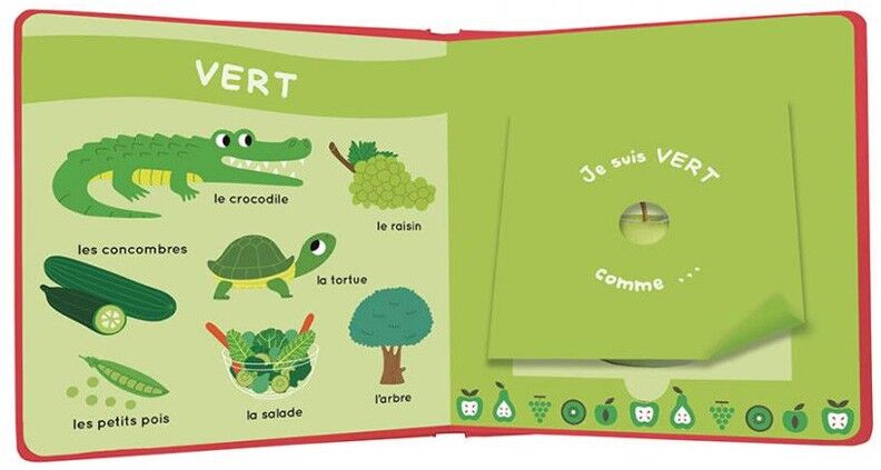Mon livre des odeurs et des couleurs : Les Fruits - Auzou