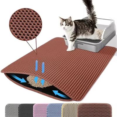 Inspire Essentials CleanStep Waterproof DoubleLayer Cat Litter Mat brown 21.65 X 29.53 In