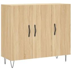 vidaXL Sideboard Sonoma-Eiche 90x34x80 cm Holzwerkstoff