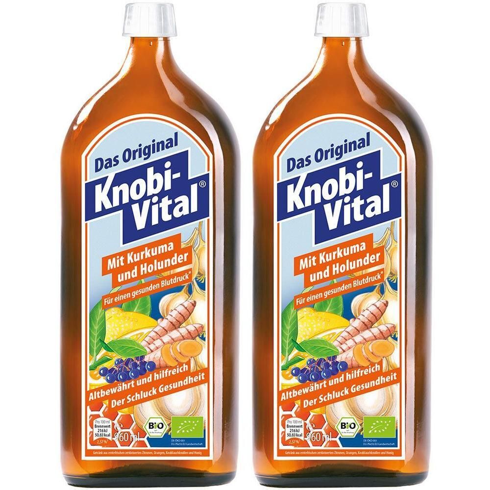 Knobivital Kurkuma Holund Bio 2x 2x960 ml Flüssigkeit