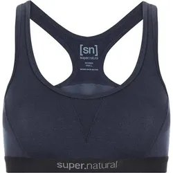 SUPER.NATURAL Damen Bra W SEMPLICE BRA 220, Größe XS in Blau Blau
