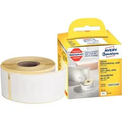 AVERY Zweckform Rollenetiketten, 89 x 36 mm, weiß