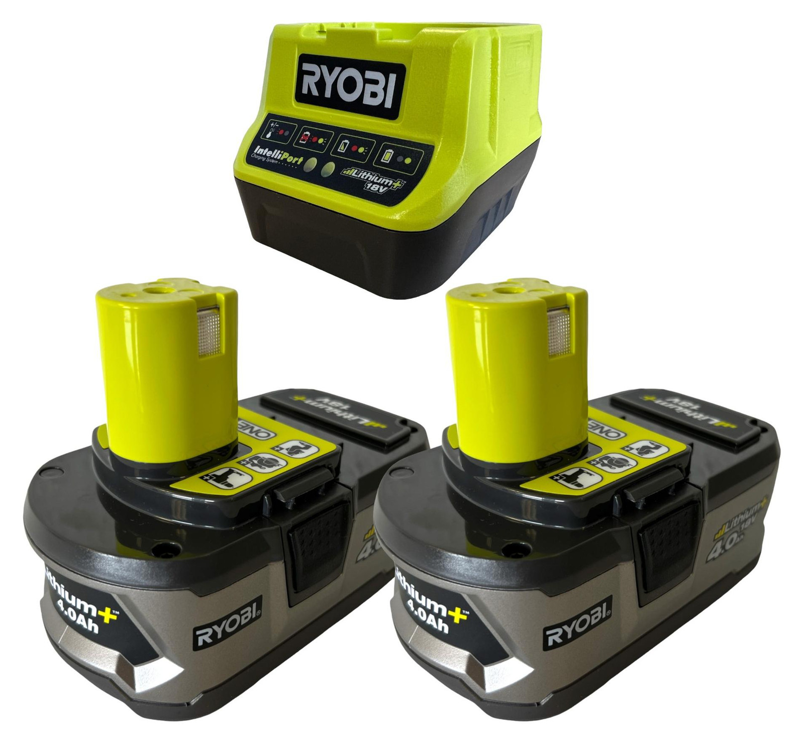Ryobi RB1840X oplaadbare accu 18 V 4.0 Ah 4000 mAh Li-Ion ONE+ HP met laadniveau-indicator