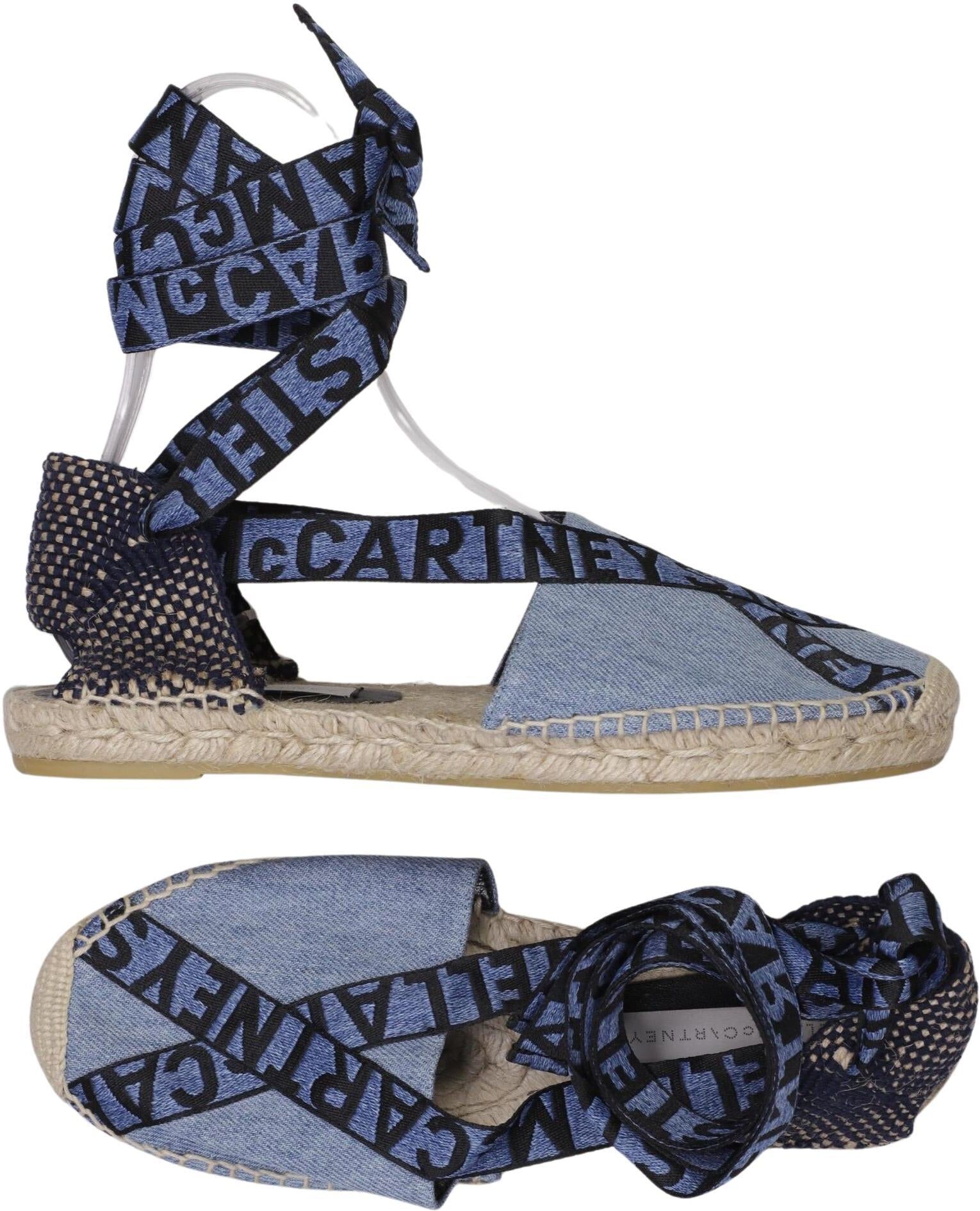 Stella McCartney Damen Sandalen, Blau, Gr. EU 38, kein / Etikett - Second Hand