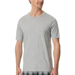 Schiesser Mix and Relax T-shirt Grau Baumwolle Large Herren