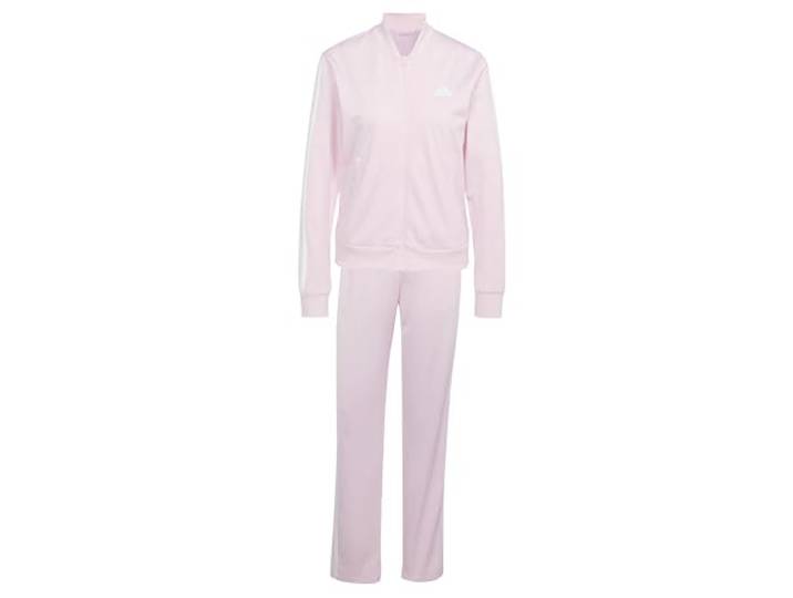 adidas Damen Essentials 3-Stripes Track Suit, clear pink, M
