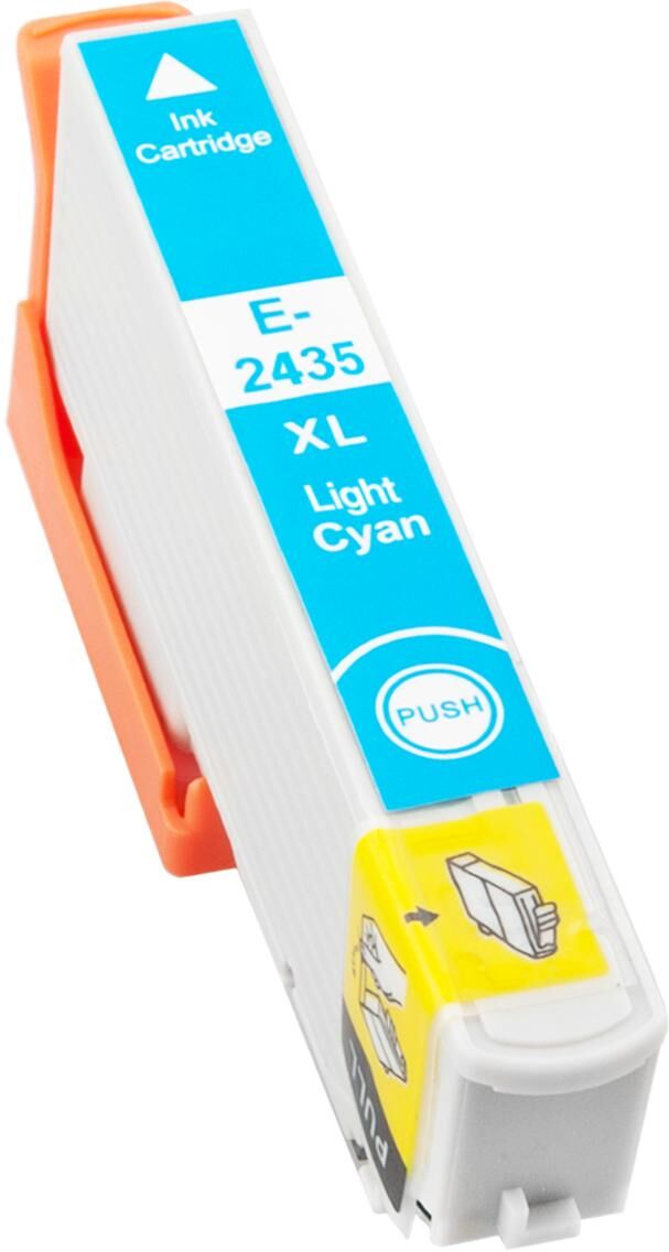 Cartucho de tinta compatible Epson T2435/T2425 (24XL) C13T24354010/C13T24254010 - Azul claro