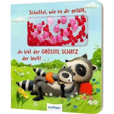 Schüttel-Pappe: Schüttel, wie es dir gefällt, du bist der größte Schatz der Welt!, Gebundene Ausgabe von Madlen Ottenschläger, Esslinger in der
