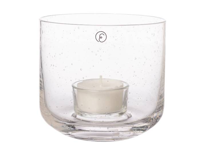 ERNST Lanterne à bougie Ernst en verre Ø10x9 cm