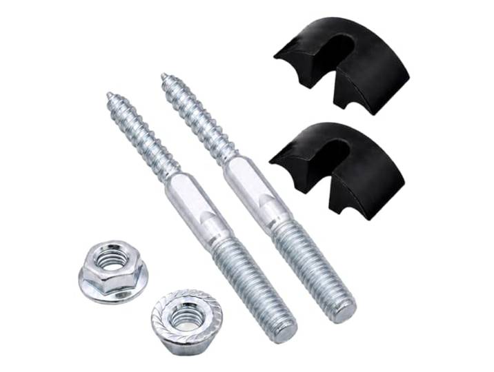 Reserveonderdeelset voor hoofdeinde frameverbinding - vervanging geschikt voor IKEA onderdeelnr. 114334\, 114254\, 122998 - MALM bedframe