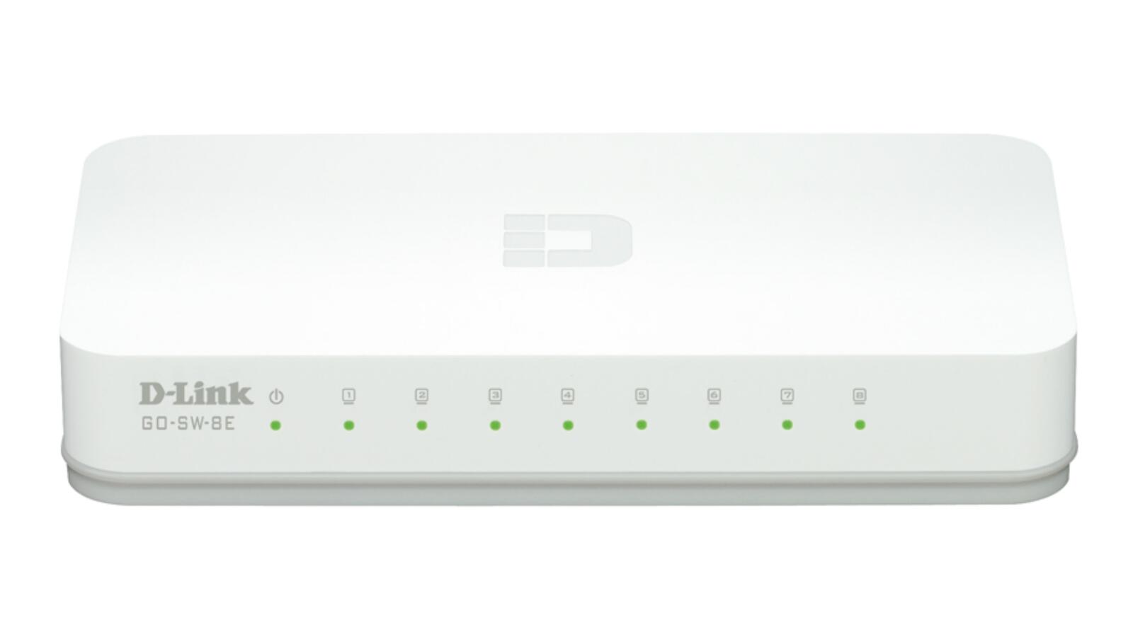 D-Link GO-SW-8E/E, 8-Port Unmanaged Easy Desktop Switch