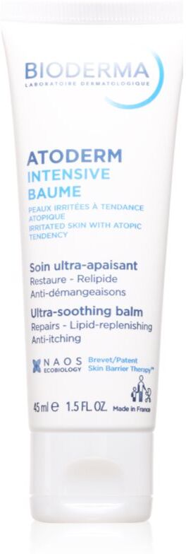 Bioderma Atoderm Intensive Baume baume apaisant intense pour peaux très sèches et atopiques 45 ml