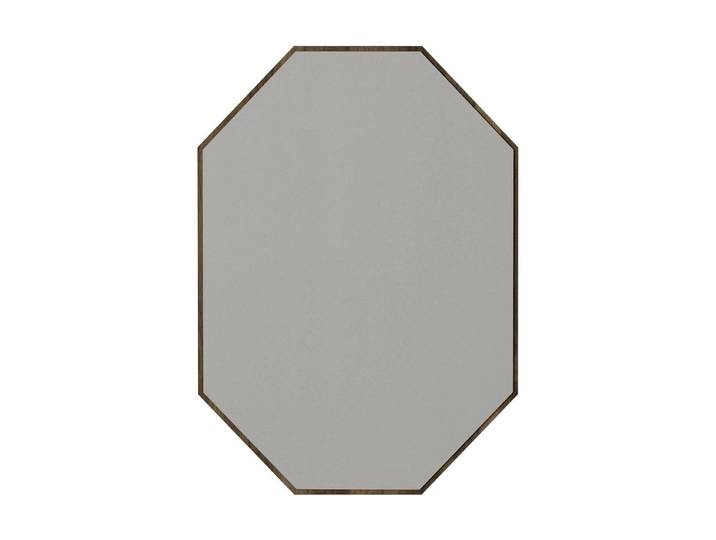 Spiegel WOODY FASHION Lost 45 x 70 cm , braun, B:45cm H:70cm T:2cm, Glas, Holz, Spiegel, Spiegel