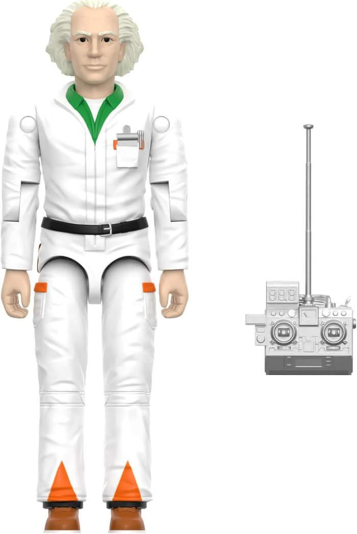 Super7 Back to the Future Reaction+ Wave 01 Dr. Emmett Brown (1980s) actiefiguur