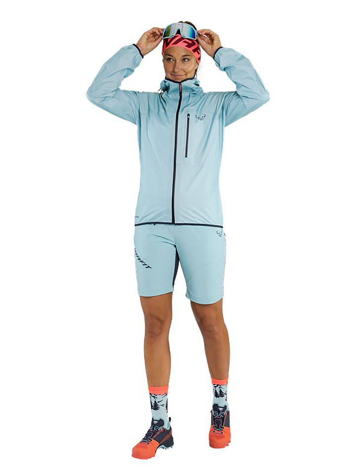 DYNAFIT Funktionsjacke "Traverse GTX" in Hellblau - XL