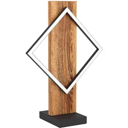 EGLO, Tischlampe, Lampada da Tavolo LED Boyal con Travi in Legno (1750 lm)