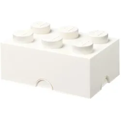 LEGO, Spielzeugaufbewahrung, Storage Brick 6 (weiss)