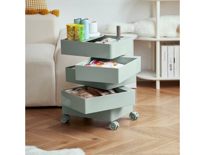 Armoire de rangement rotative, Table de chevet mobile, armoire d'appoint, armoire de rangement de cosmétiques, chambre à coucher, meubles de salon, Table de chevet