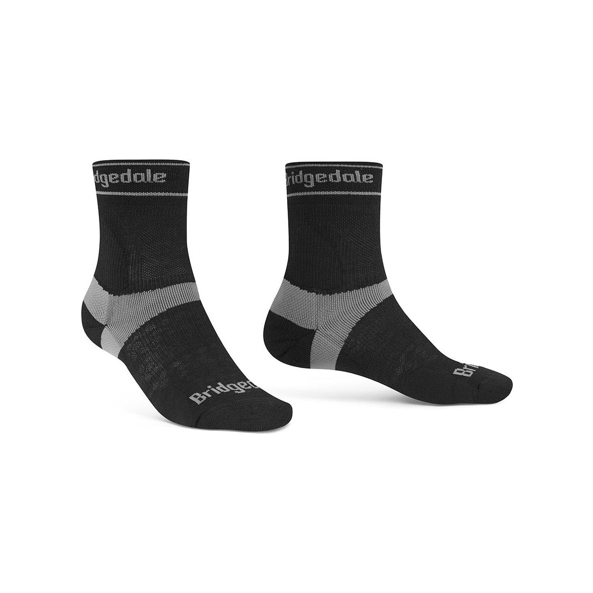 Bridgedale Trail Run Ultralight T2 Merino Sport ¾ Crew black (845) M 710202-845-M