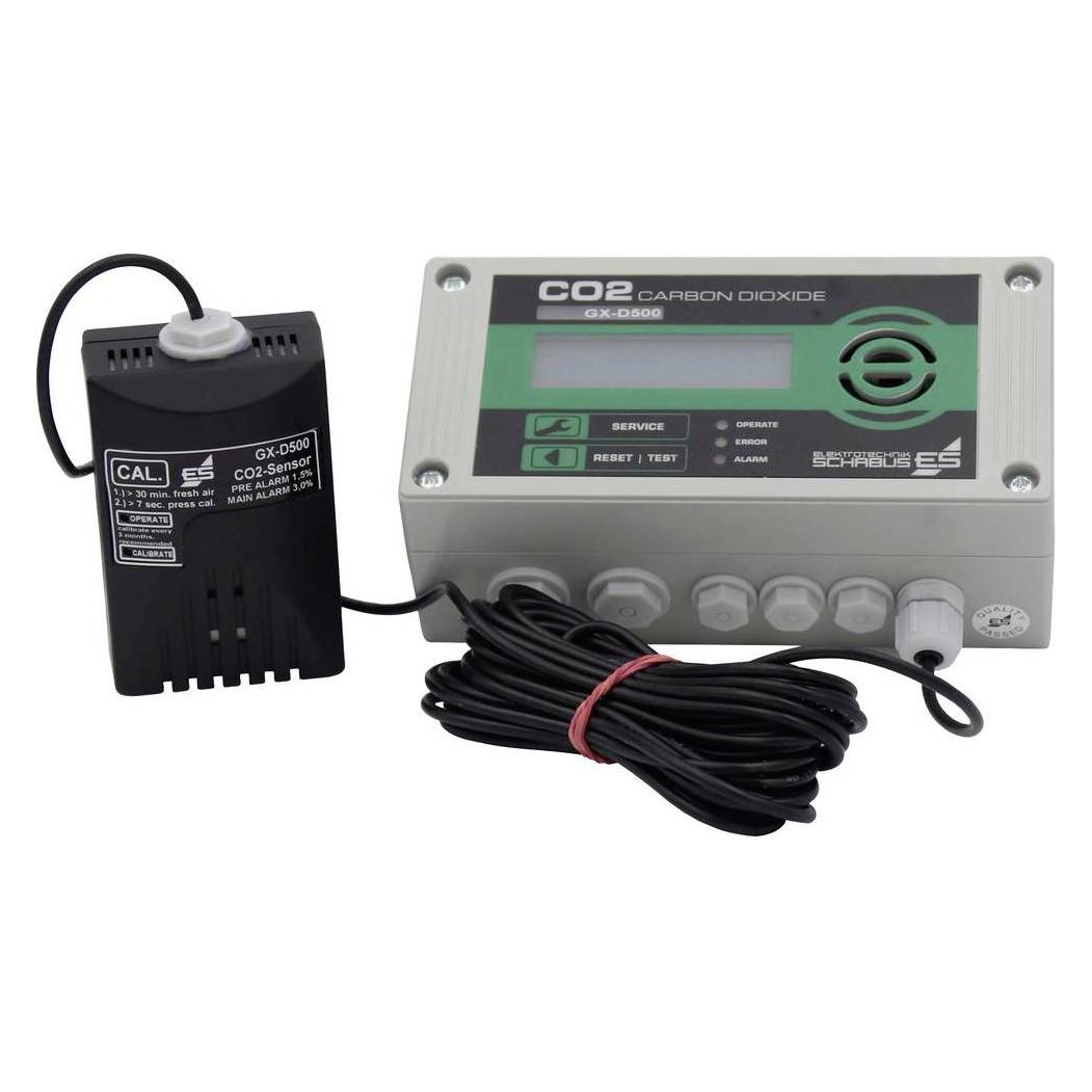 Schabus GX-D500 Prof. CO2-Warngerät für Kohlendioxid (300267)