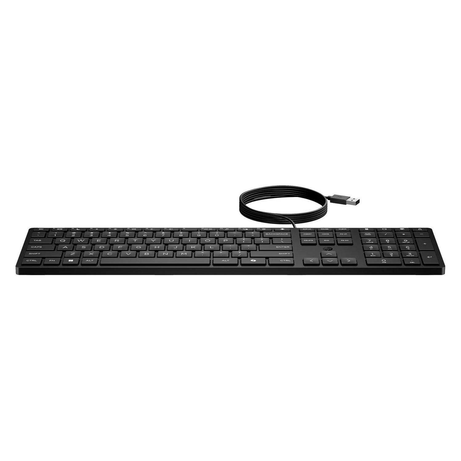 HP Wired Desktop 320K Keyboard (Eng. Int., Kabelgebunden) (9SR37UT#ABB)
