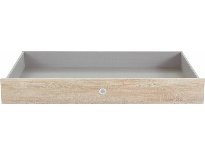 Schubkasten WIMEX Easy , braun (struktureichefarben hell), B:137cm H:19cm T:58cm, Holzwerkstoff, Schubladen, Schubkasten, auf Rollen, praktische Ergänzung für Wimex Betten Easy