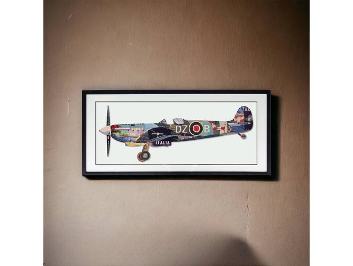 Tableau Décoratif Avion Vintage