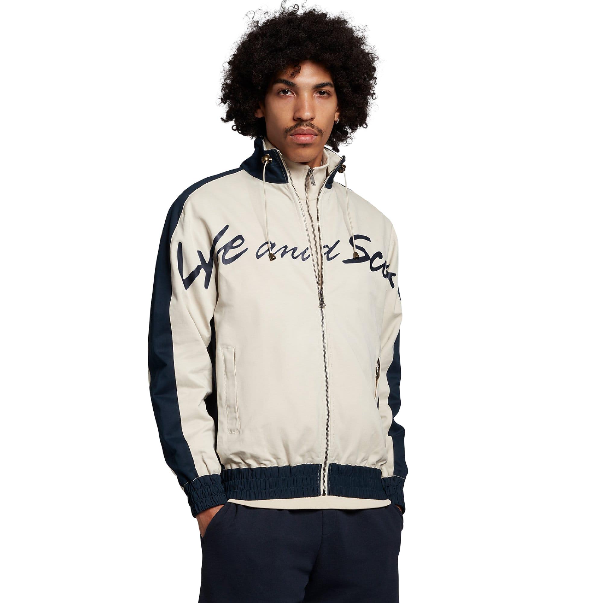 Lyle & Scott - "Panelled" Sportjacke für Herren (Weiß)