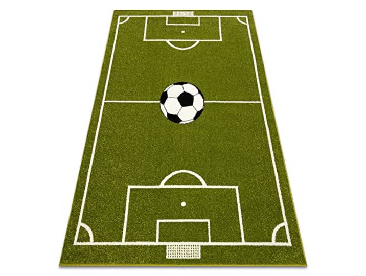 rugsx Teppich Mundial Fußballplatz, Fußball - grün 200x300 cm