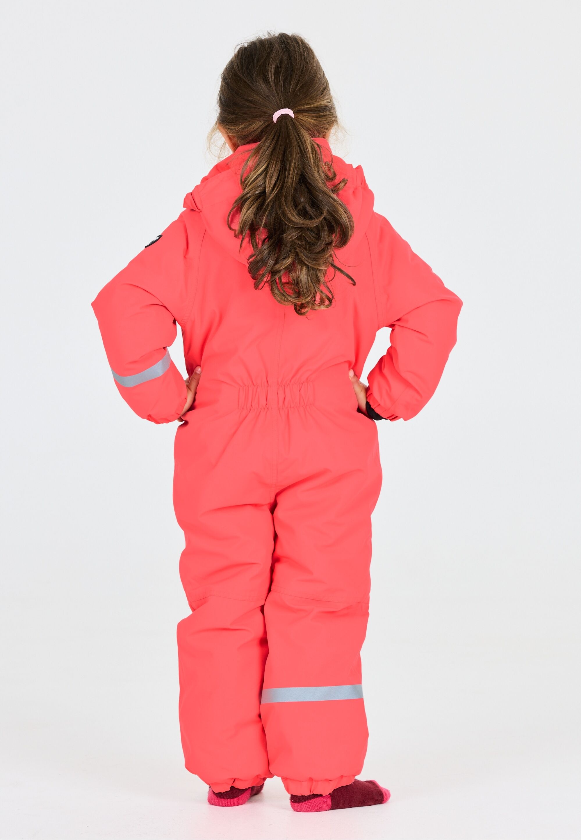 Schneeoverall ZIGZAG "Vally", Mädchen, Gr. 98, EURO-Größen, pink, 100% Polyester, lang, Overalls, mit wasser- und winddichter Membran