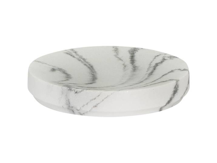 Seifenschale Liam weiss Polyresin T 11.7 cm - Seifenschale