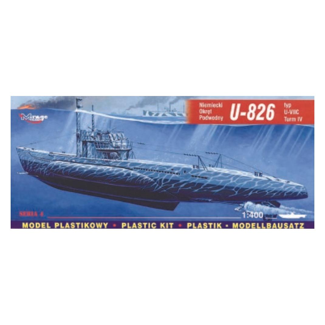 Mirage Hobby Deutsches U-Boot U 826 Typ VII C Turm 4 (40413)