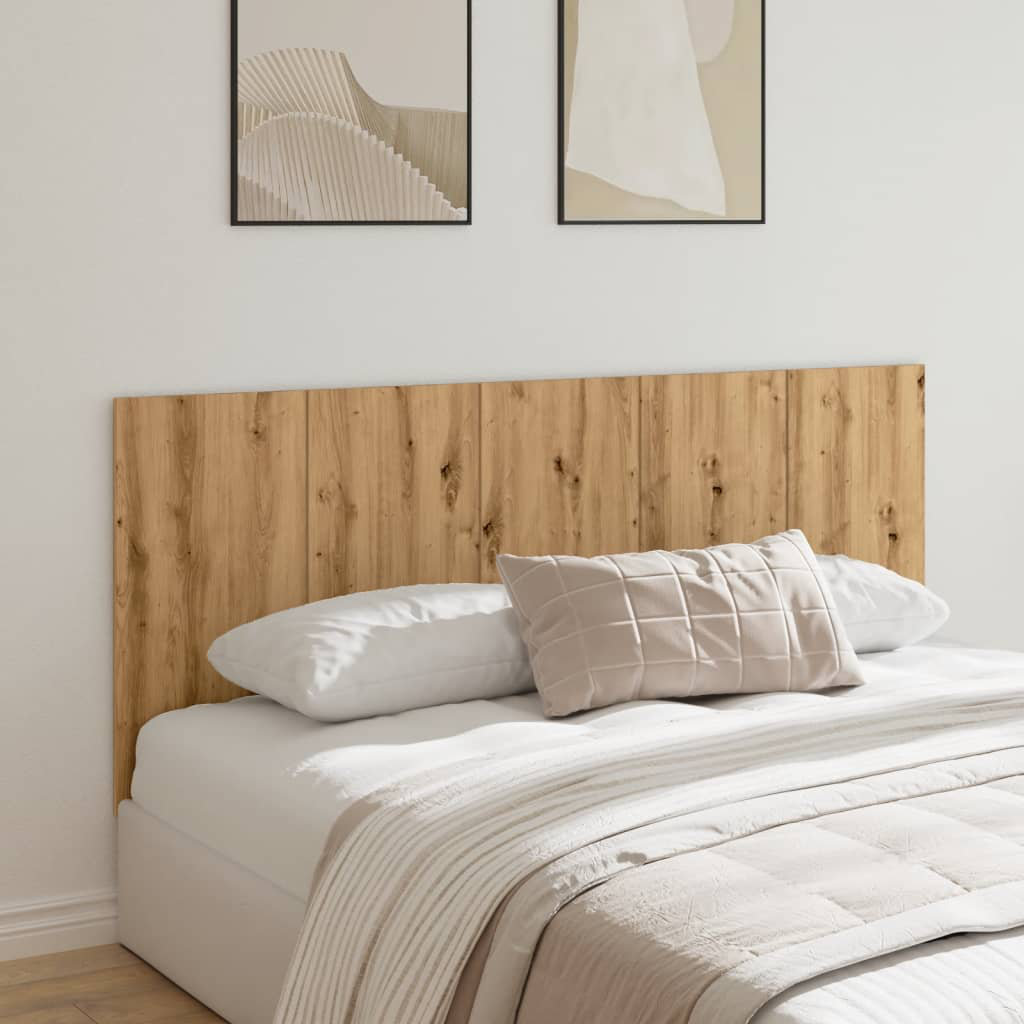 17 Stories Jamale Panel Headboard Artisan Oak Super King (6')