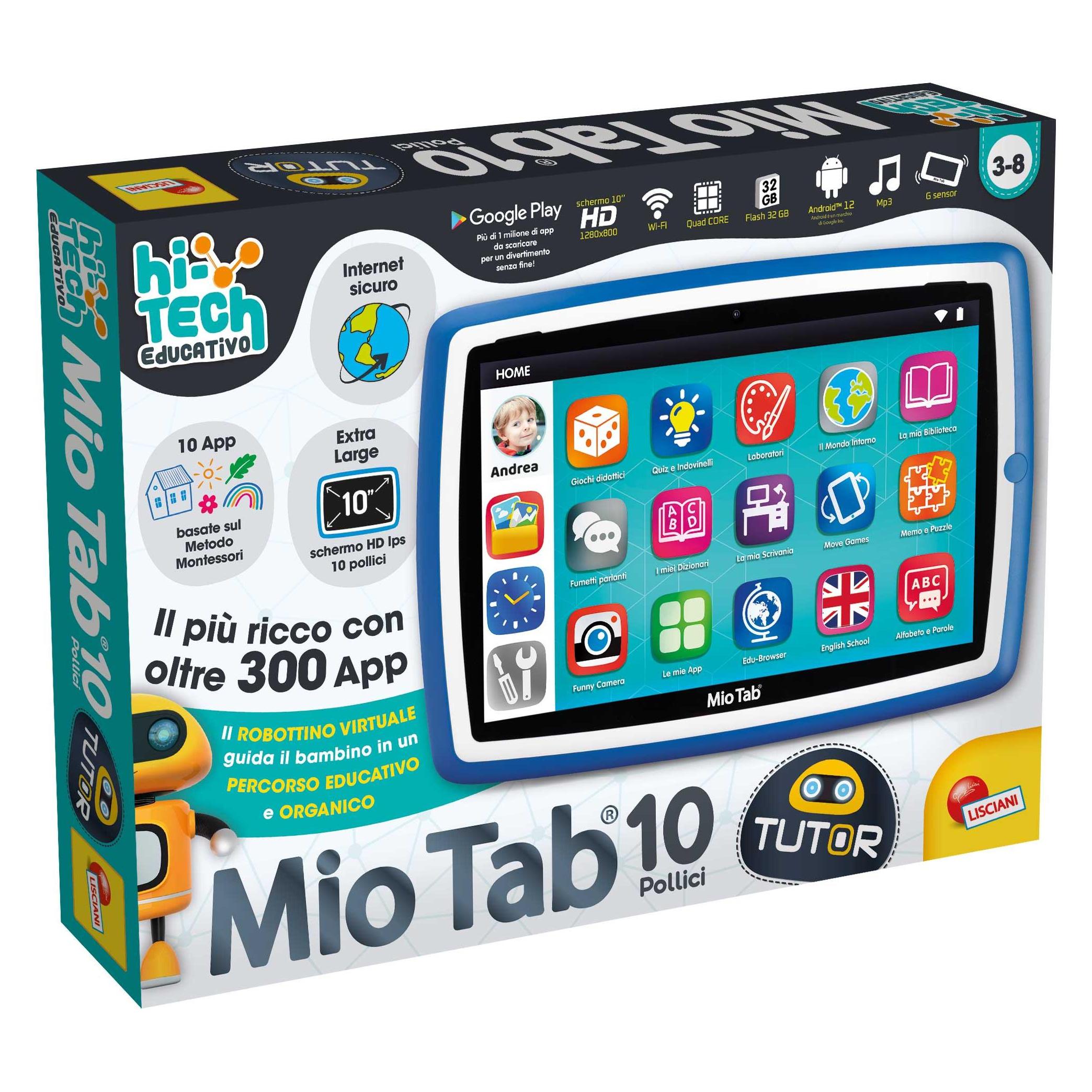 Lisciani Hi Tech Educativo Mio Tab Tutor 10 (3 - 8 Jahre) (107773)