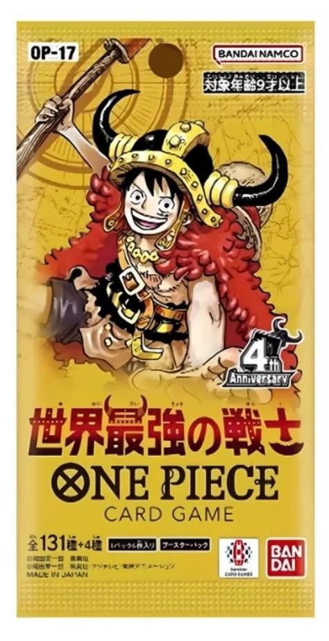 Bandai One Piece OP17 De Sterkste Warriors ter Wereld Booster Editie Japan