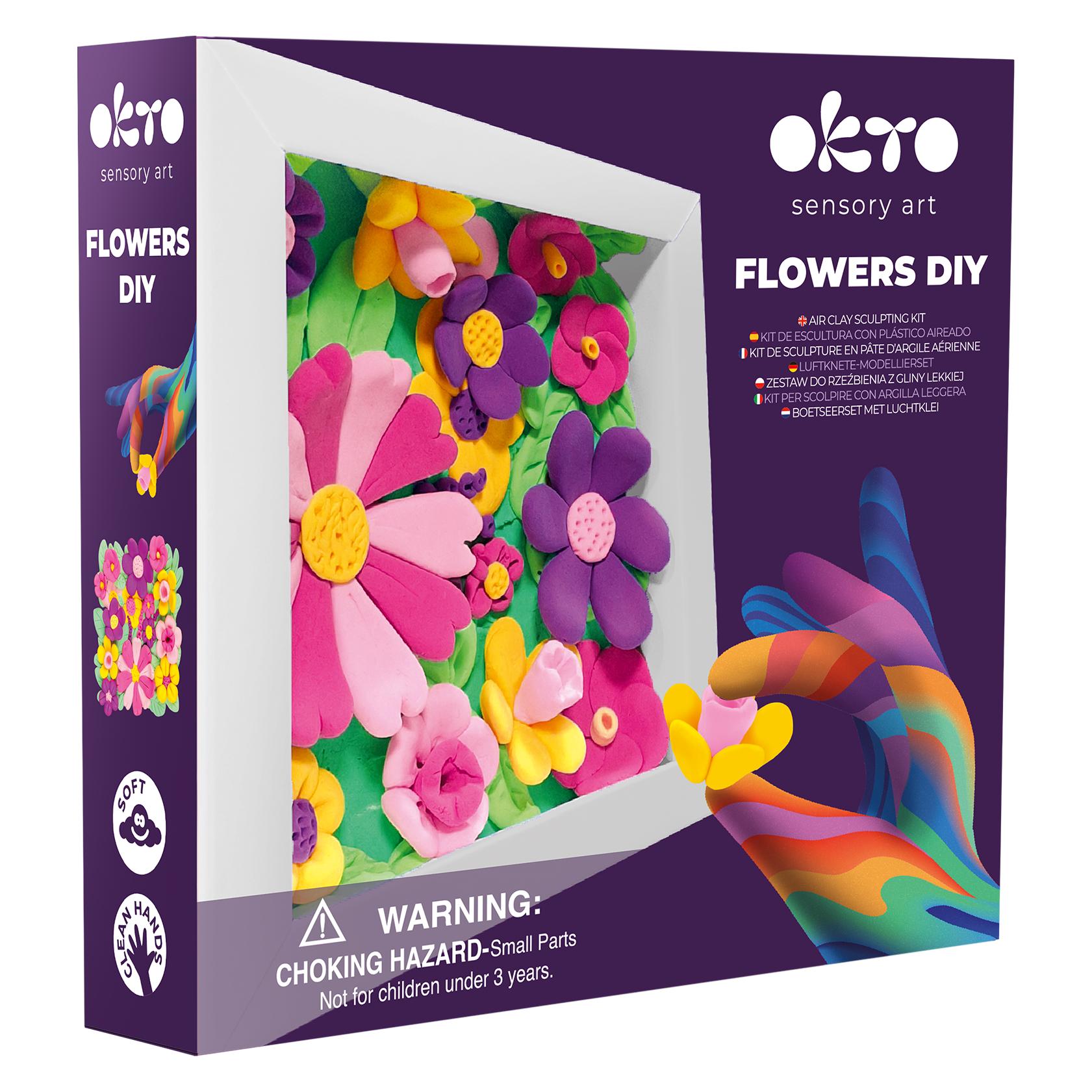 Okto 3D-Kreativset Blumen (25011)